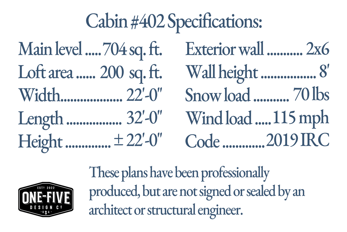 Cabin No. 402