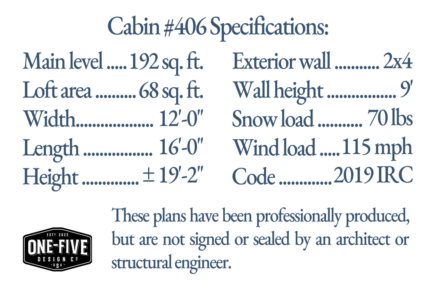 Cabin No. 406