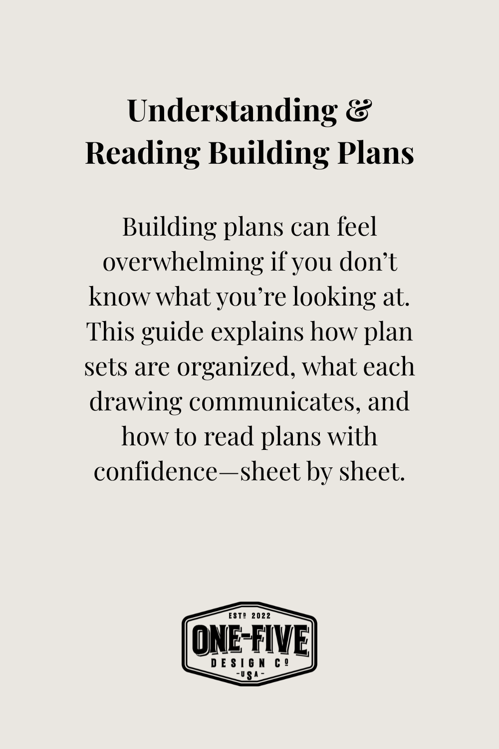 Understanding and Reading Building Plans