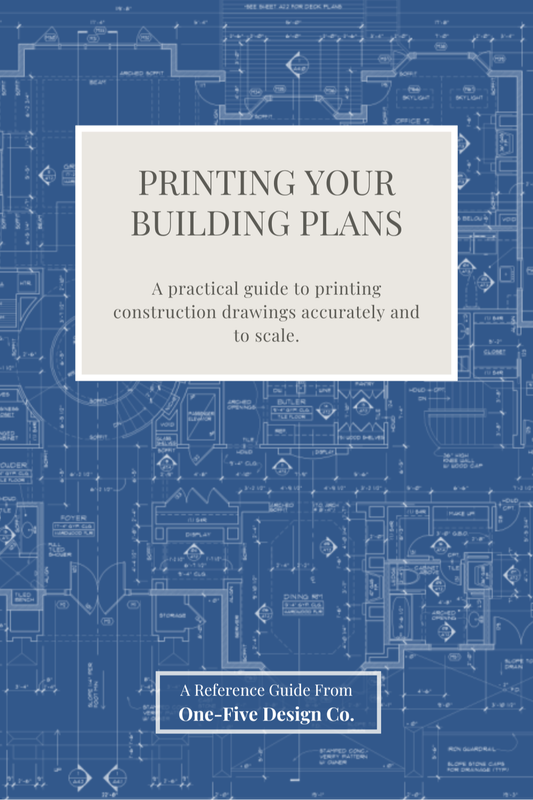 Printing Your Building Plans