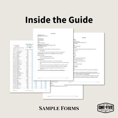 Managing the Build — Owner-Builder Guide | One-Five Design Co.