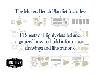 The Maker’s Bench — Storage-Focused Workbench Plans