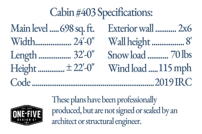 Cabin No. 403