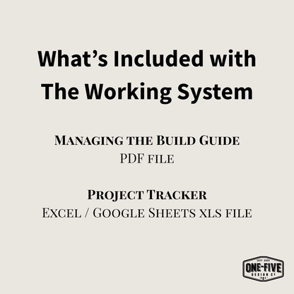 Managing the Build — The Working System | One-Five Design Co.
