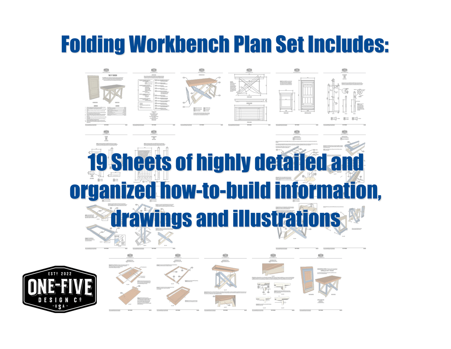 The X-Bench — Folding Portable Workbench Plans