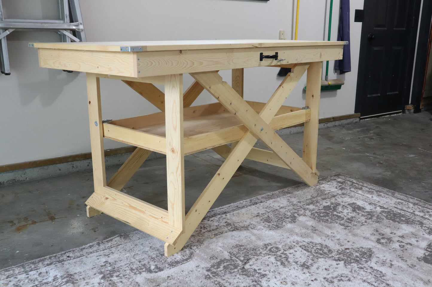 The X-Bench — Folding Portable Workbench Plans