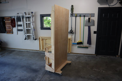 The Drop Bench — Mobile Folding Workbench Plans