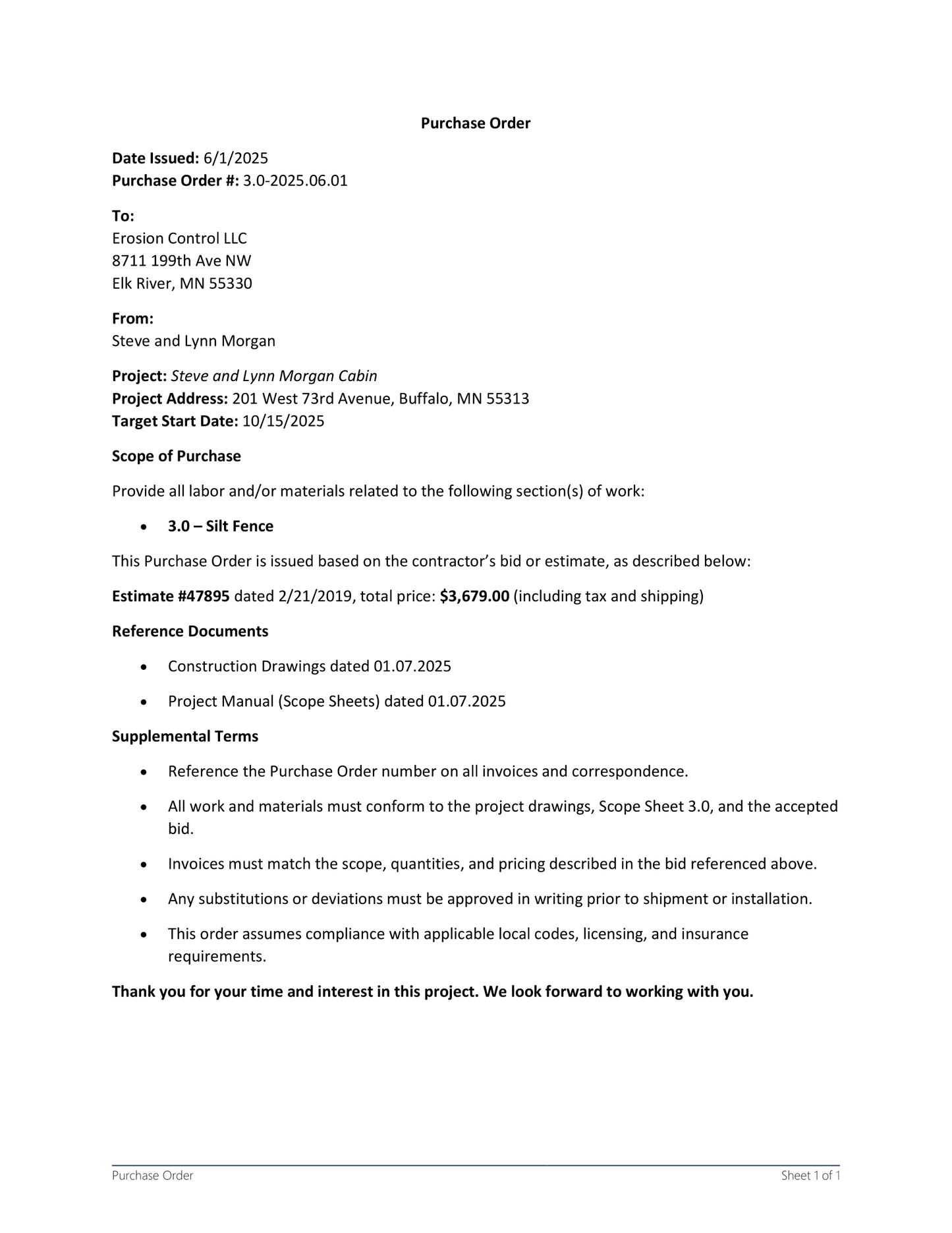 The Project Files