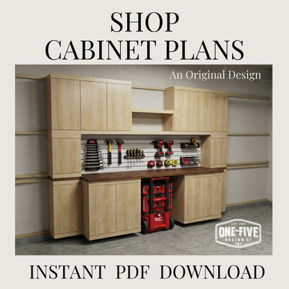 Modular Shop Cabinet Plans