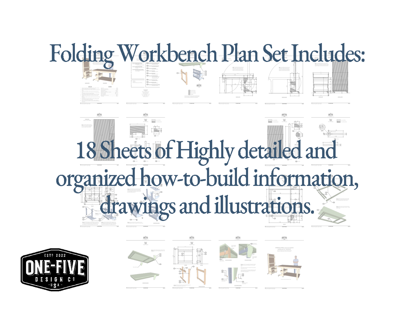 The Drop Bench — Mobile Folding Workbench Plans