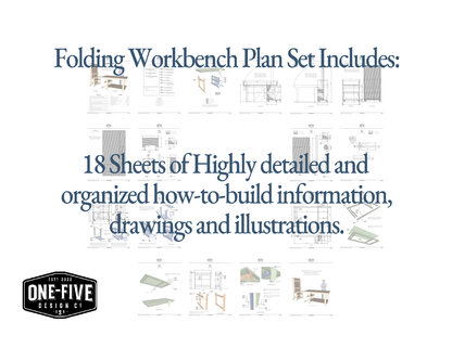 The Drop Bench — Mobile Folding Workbench Plans