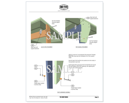 The Drop Bench — Mobile Folding Workbench Plans