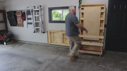 The Drop Bench — Mobile Folding Workbench Plans